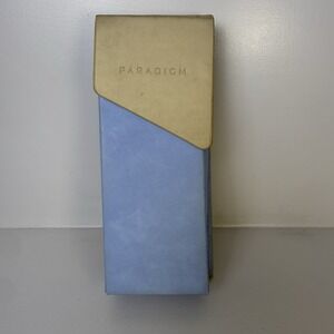 Paradigm Eyeglass Case Blue Oblong Shape. Magnetic Closure (Case Only)